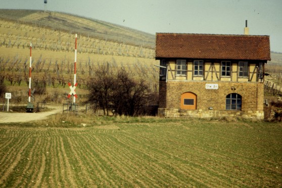 Eisenbahngeschichte Rheinhessen Stellwerk Armsheim